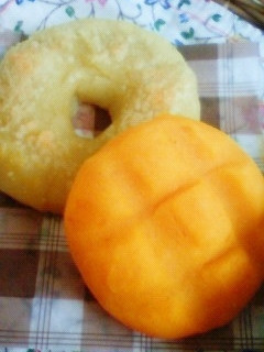 離乳食手づかみ☆メロンパン風おやき-レシピのメイン写真