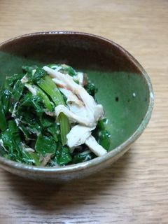 ほうれん草としっとりささみのカツ節和え-レシピのメイン写真