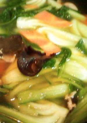 青梗菜のスープ-レシピのメイン写真
