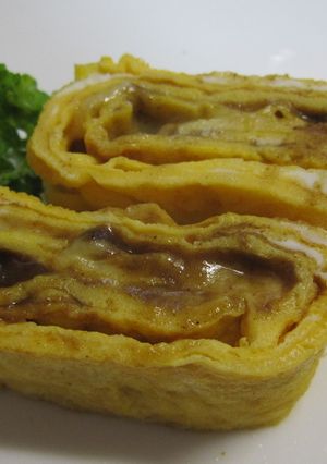 ちょい食べカレー＆チーズで卵焼き☆-レシピのメイン写真