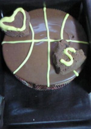 バスケットボールケーキ-レシピのメイン写真