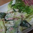 越冬キャベツとキュウリのシーチキン和え
