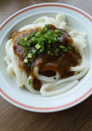 ちょい食べカレーで簡単カレーうどん！-レシピのメイン写真