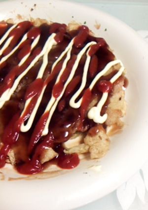 ✜お好み焼きにケチャップ✜-レシピのメイン写真