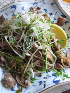 大人蕎麦【砂肝・塩焼き蕎麦】簡単♪-レシピのメイン写真