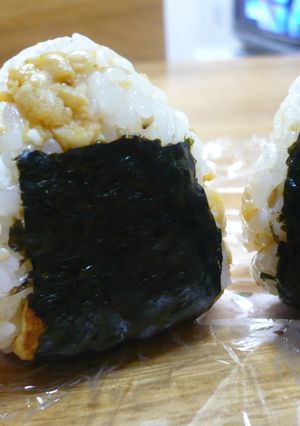 たまご揚げ玉おにぎりちゃん♪-レシピのメイン写真