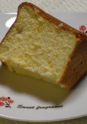 ヨーグルトシフォンケーキ-レシピのメイン写真