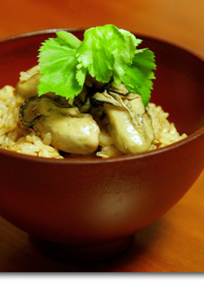 牡蠣の炊き込みご飯　牡蠣ご飯　-レシピのメイン写真