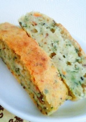 離乳食手づかみ☆ケークサレ風おかずケーキ-レシピのメイン写真