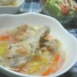 鶏手羽のさっぱり春雨スープ