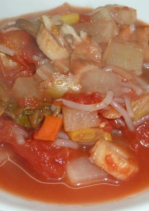 ちくわとチーズの和風ミネストローネ☆-レシピのメイン写真