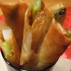 รูปของ 長芋のほっこりカレー春巻