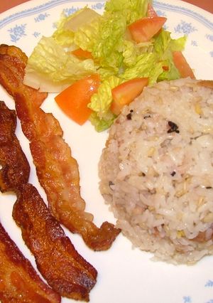 アメリカ　正しい朝食のベーコン-レシピのメイン写真
