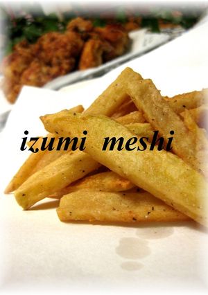 居酒屋風☆大人のスパイシーポテト-レシピのメイン写真