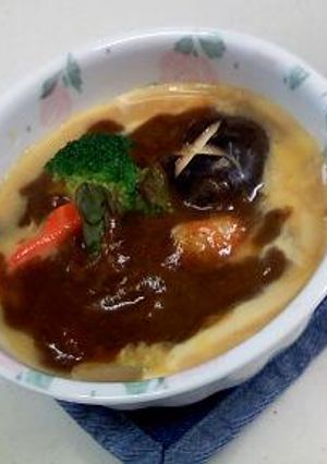 ちょい食べカレーあんの　洋風茶碗蒸し-レシピのメイン写真