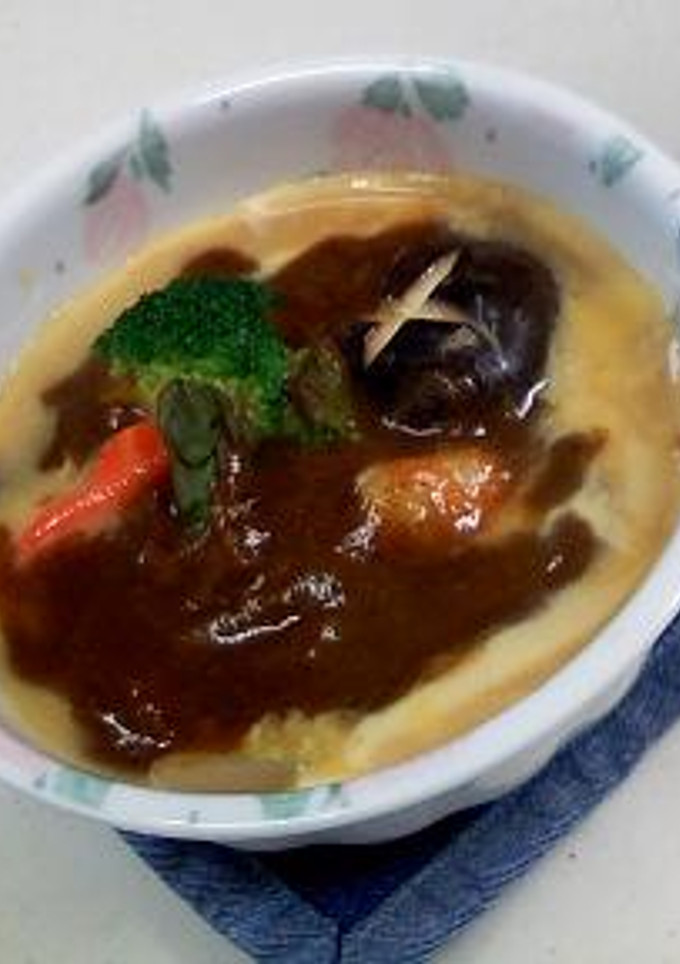 ちょい食べカレーあんの　洋風茶碗蒸し-レシピのメイン写真