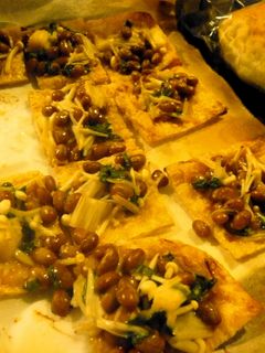 あぶらあげと納豆で☆トースターおつまみ-レシピのメイン写真