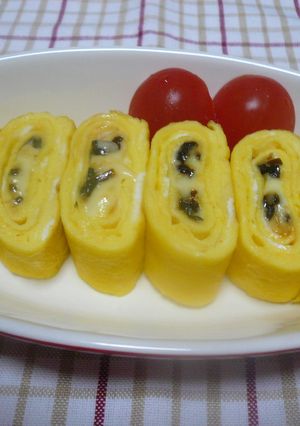 ☆塩昆布&チーズの卵焼き☆-レシピのメイン写真