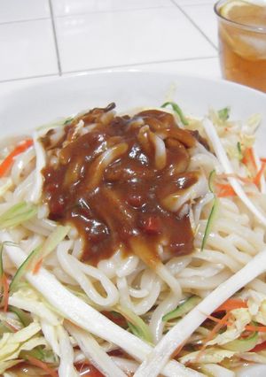 サラダうどんに…ちょい食べカレーのせ-レシピのメイン写真