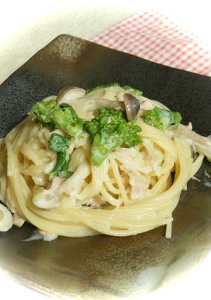 ✿菜の花とキャベツのクリーム春パスタ✿-レシピのメイン写真