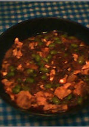 定番おかず　マーボー豆腐・枝豆入り-レシピのメイン写真