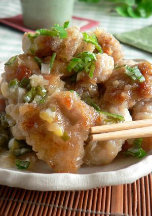 お酢が大活躍♪チキンのねぎ塩南蛮♬-レシピのメイン写真