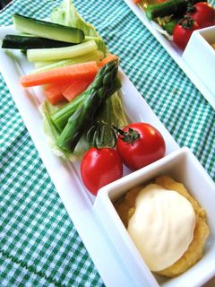 母の味④超簡単♬めちゃウマ野菜ディップ❤-レシピのメイン写真