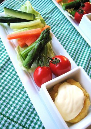母の味④超簡単♬めちゃウマ野菜ディップ❤-レシピのメイン写真