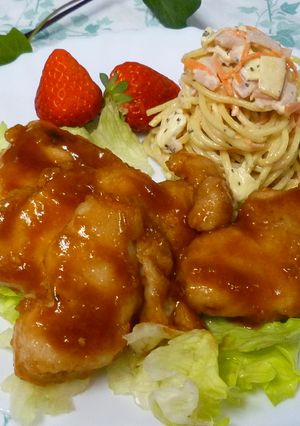 ✿揚げない！鶏胸肉で柔らかケチャップ煮✿-レシピのメイン写真