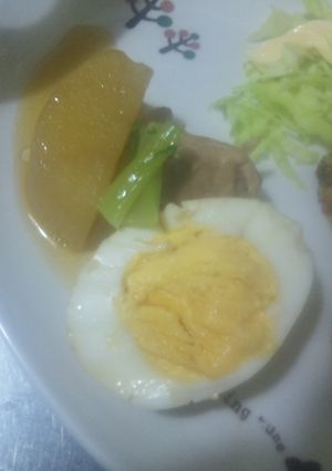 煮卵入り♪鶏ももと大根のこっくりすっぱ煮-レシピのメイン写真