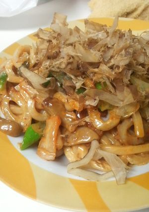 オイマヨキムチの☆絡む・・☆やきうどん-レシピのメイン写真