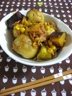新じゃがとさつまいもの甘辛ツナ煮-レシピのメイン写真