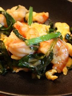 エビとニラのチリ甘酢炒め-レシピのメイン写真