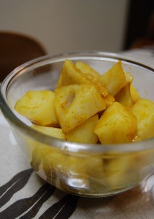 コンソメカレーれんこんポテト-レシピのメイン写真