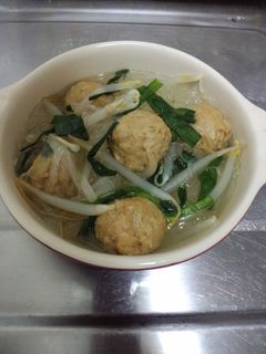 中華風☆はるさめスープ(肉団子入り)-レシピのメイン写真