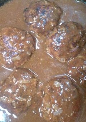 簡単に煮込みハンバーグ❤-レシピのメイン写真