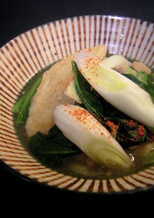お揚げが主役の味噌野菜なべ-レシピのメイン写真