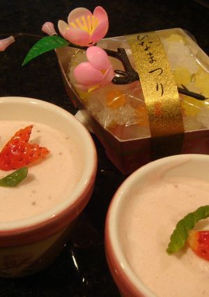 ひなまつり♪にも☆簡単いちごのムース♪-レシピのメイン写真