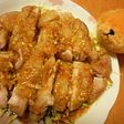 カリッジュワ♡鶏肉の唐揚げ甘酢ソースかけ