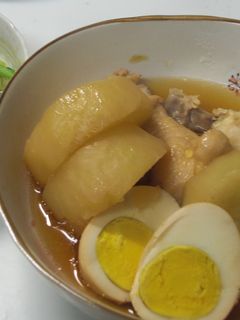 エコ☆圧力鍋で手羽元と大根の煮物☆-レシピのメイン写真