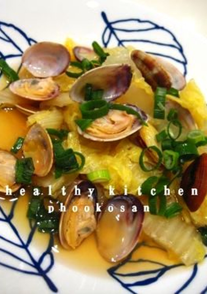 白菜とあさりの煮びたし-レシピのメイン写真