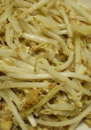 もやしと長ネギのたまご炒めイカ珍味入り-レシピのメイン写真