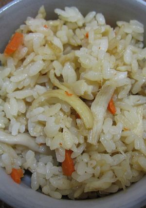 いか燻製で炊き込みご飯-レシピのメイン写真