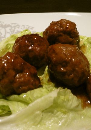 肉だんごの甘辛煮-レシピのメイン写真