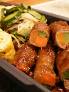 薄切り肉で巻き巻きおかず-レシピのメイン写真