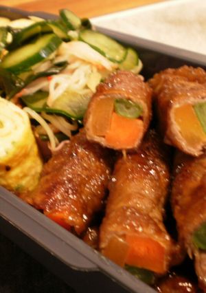 薄切り肉で巻き巻きおかず-レシピのメイン写真