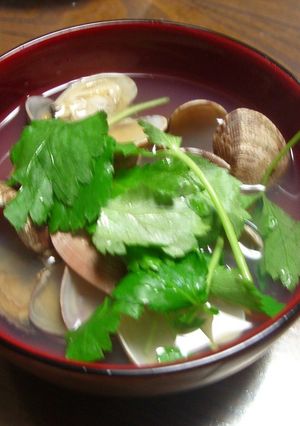 ひなまつり　あさりのお吸い物-レシピのメイン写真