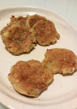 ☆離乳食中期後期～じゃがいも納豆おやき☆-レシピのメイン写真