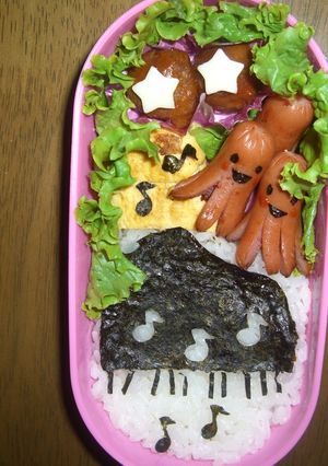 お弁当♪ﾋﾟｱﾉver.-レシピのメイン写真