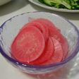 ピンク大根の甘酢漬け